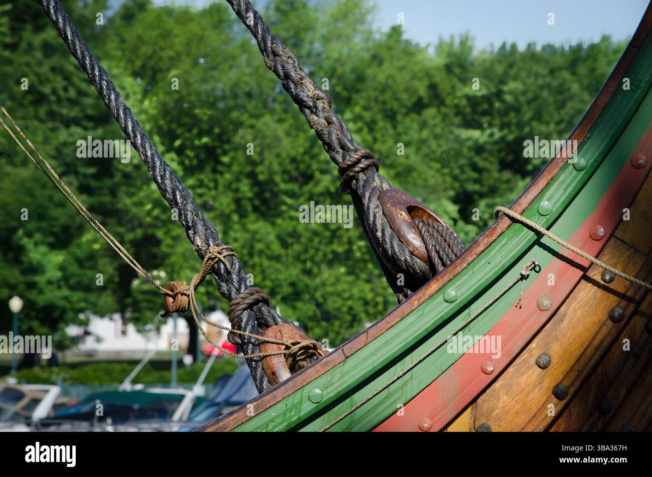 Mast Rope Draken ship hi-res stock photography and images - Alamy