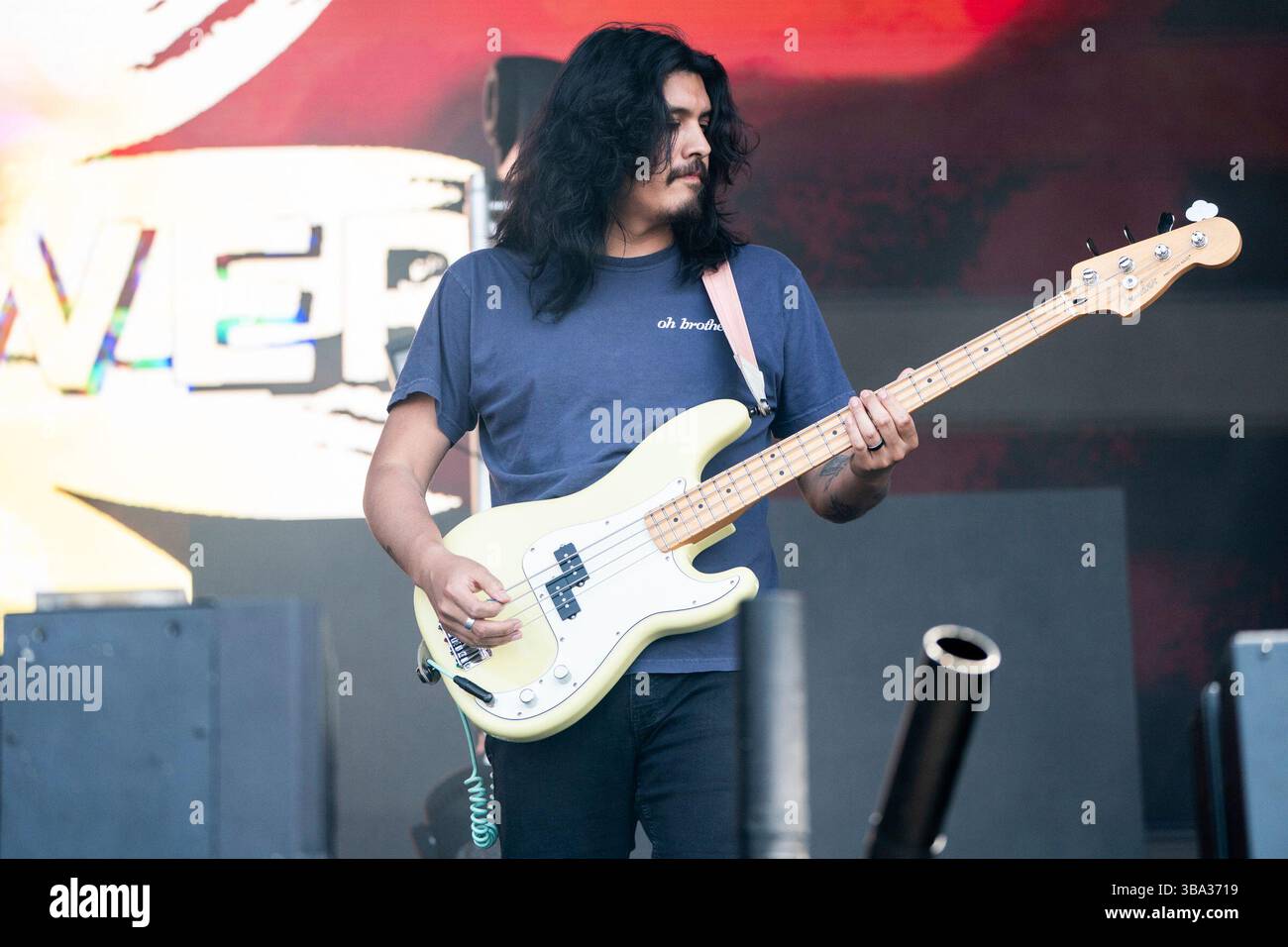 Alex Espiritu of Badflower performs during Sonic Temple Art and Music ...