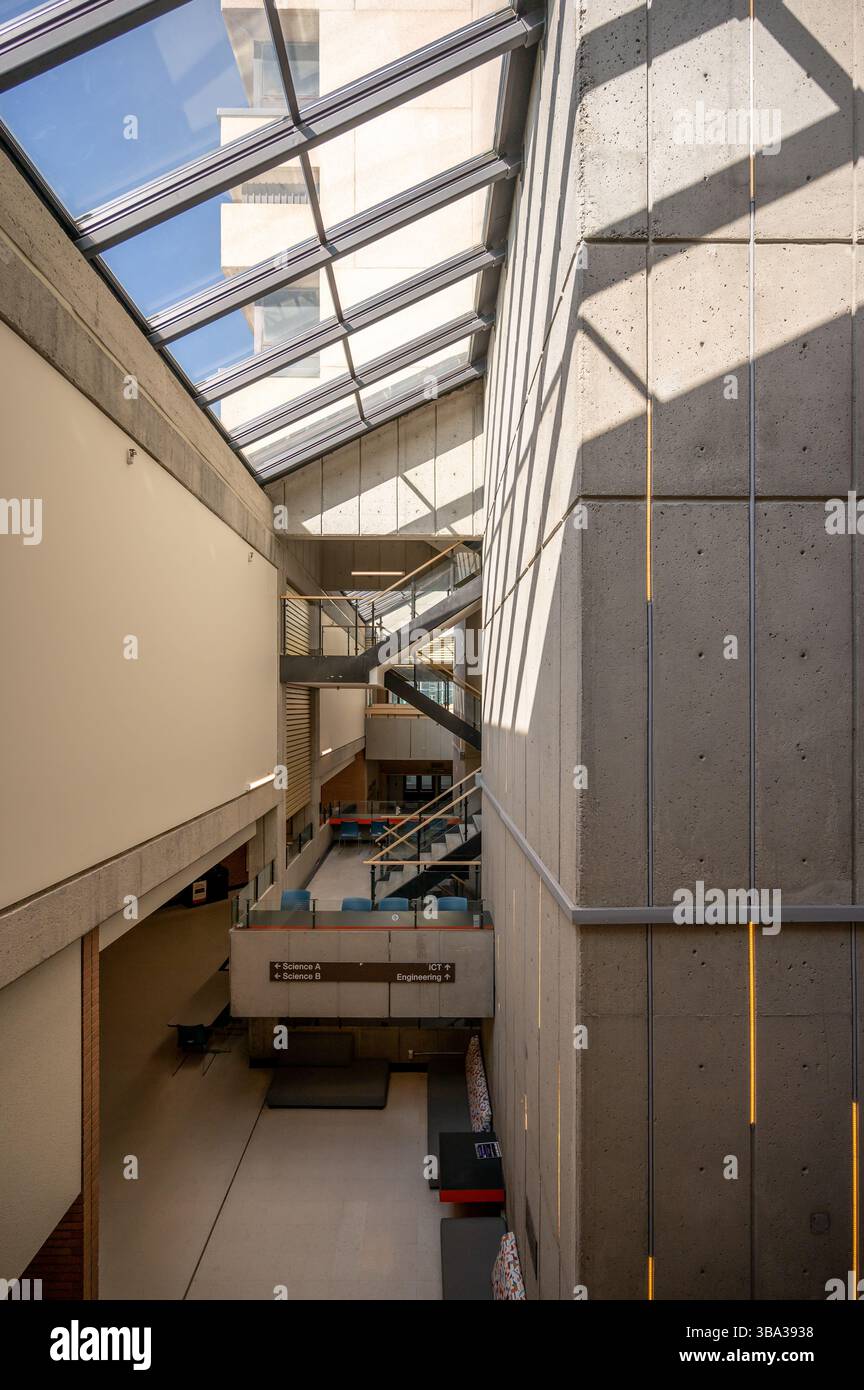 Calgary, Alberta - April 7, 2025: Interior of the Sciences building at ...