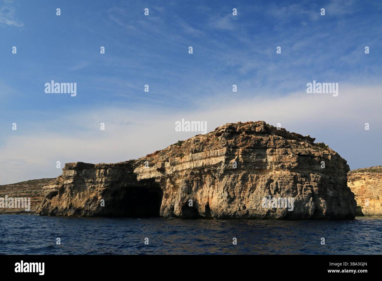 Landscape of Comino Island, Malta Stock Photo
