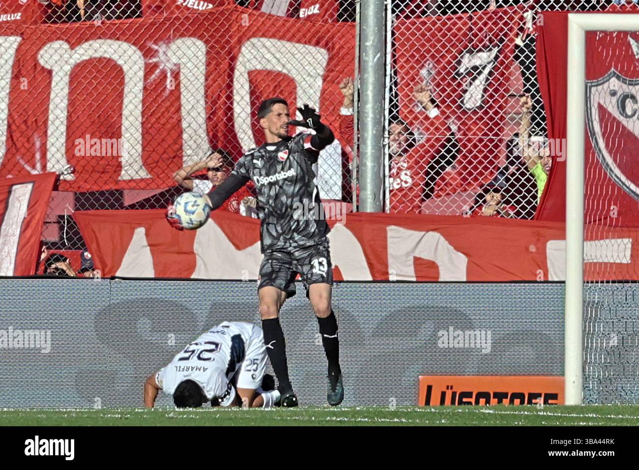 Buenos Aires, Argentina. 11.05.2025: Rodrigo Rey of Independiente ...