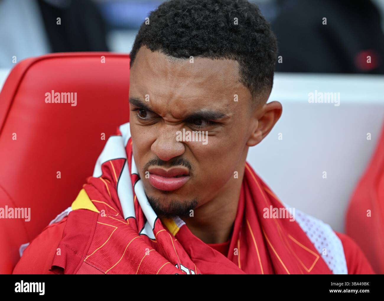 Liverpool, England, 11th May 2025. Trent Alexander-Arnold of Liverpool ...