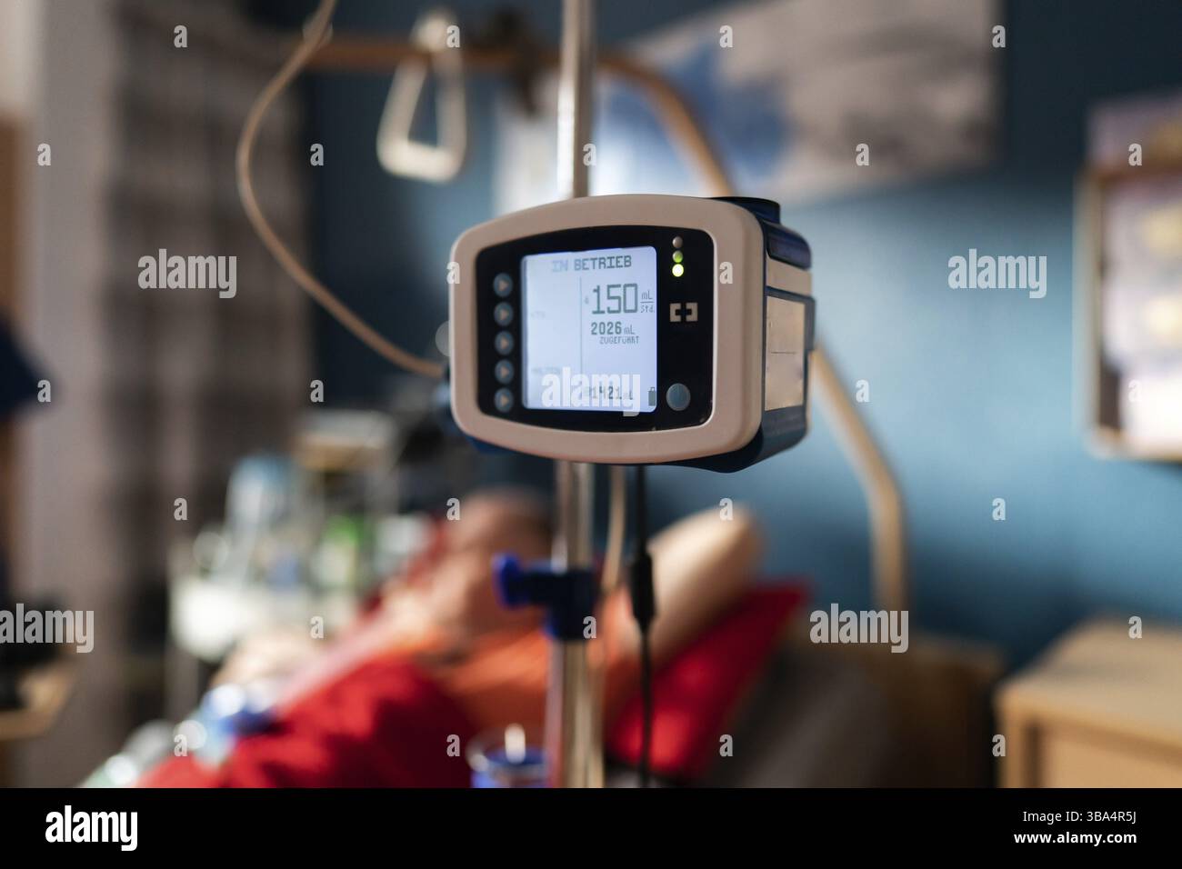 Technical machine for patients in intensive care station at a private ...