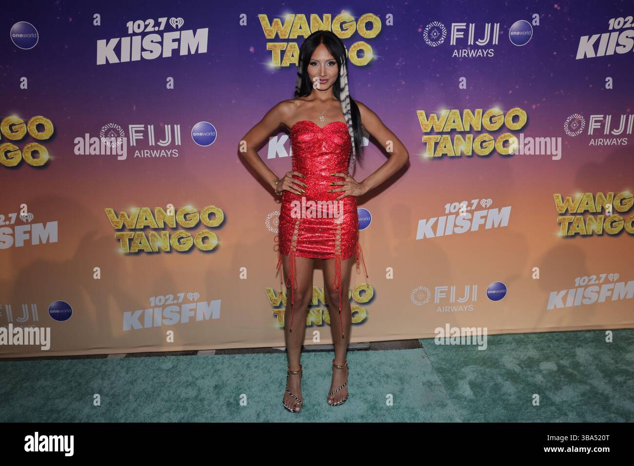 Renga Raj Rhea Raj attends iHeartRadio's 102.7 KIIS FM Wango Tango at Huntington ...