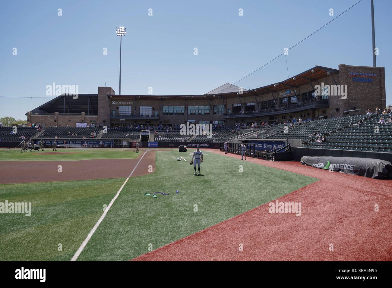 Beloit, WI. USA A general image of the field prior to an MiLB baseball
