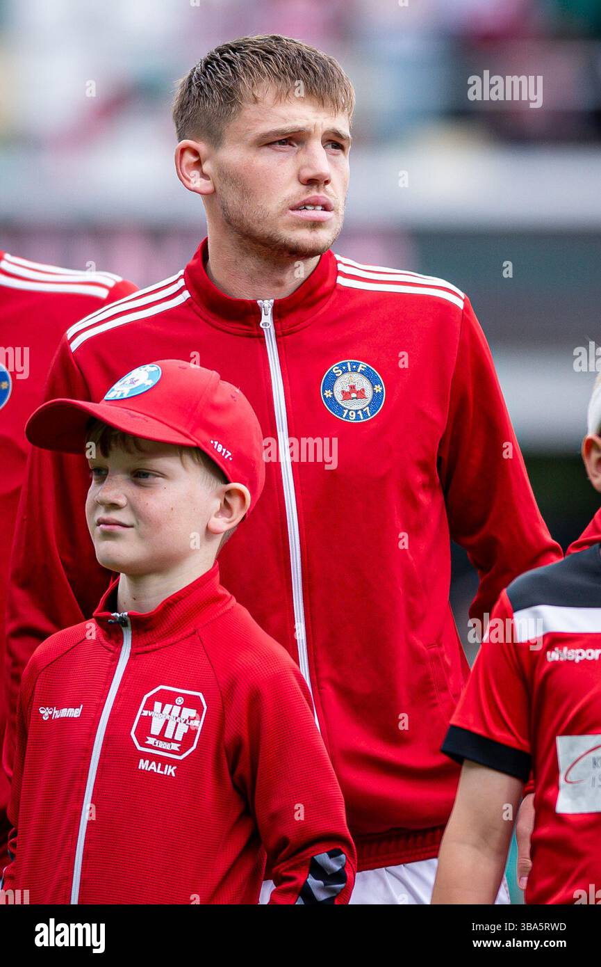 Silkeborg, Denmark. 11th, May 2025. Callum McCowatt of Silkeborg IF ...