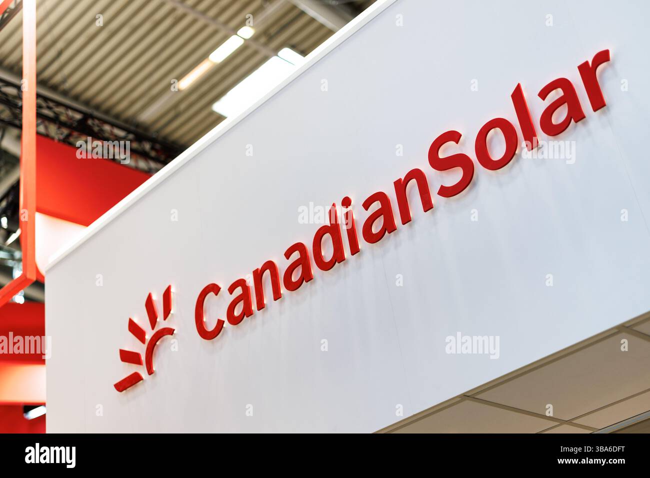 Munich, Germany. 08th May, 2025. The logo and lettering of Canadian ...