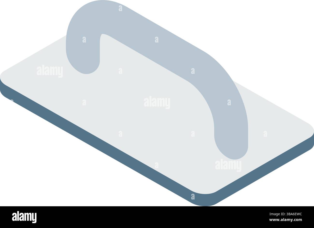 Plastering trowel tool vector icon plaster spatula Stock Vector