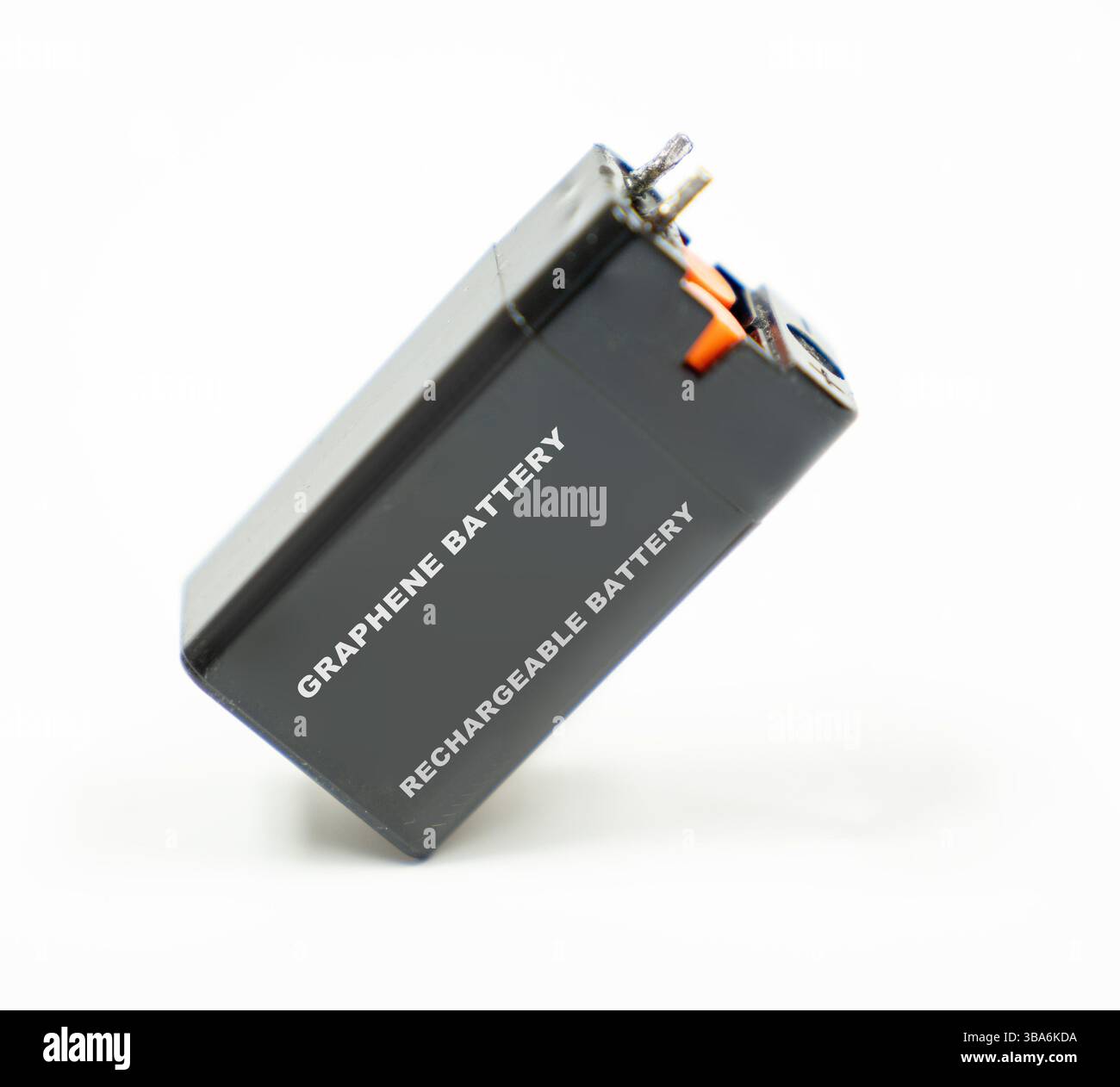 Graphene Battery Emerging technology with ultra-fast charging Stock Photo