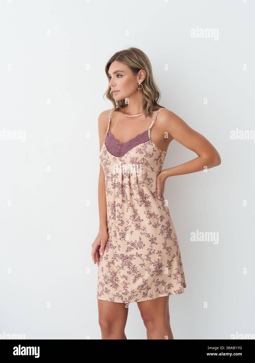 strapless open back dress Raw Amethyst Gold Filled Necklace main image 0