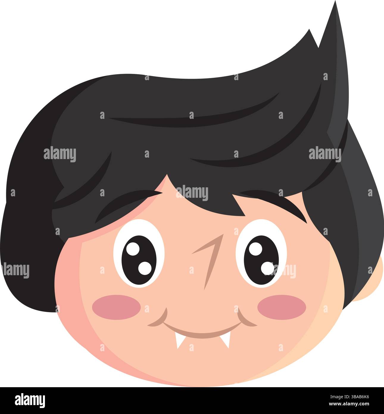 Isolated cute avatar of a vampire costume character Vector illustration ...