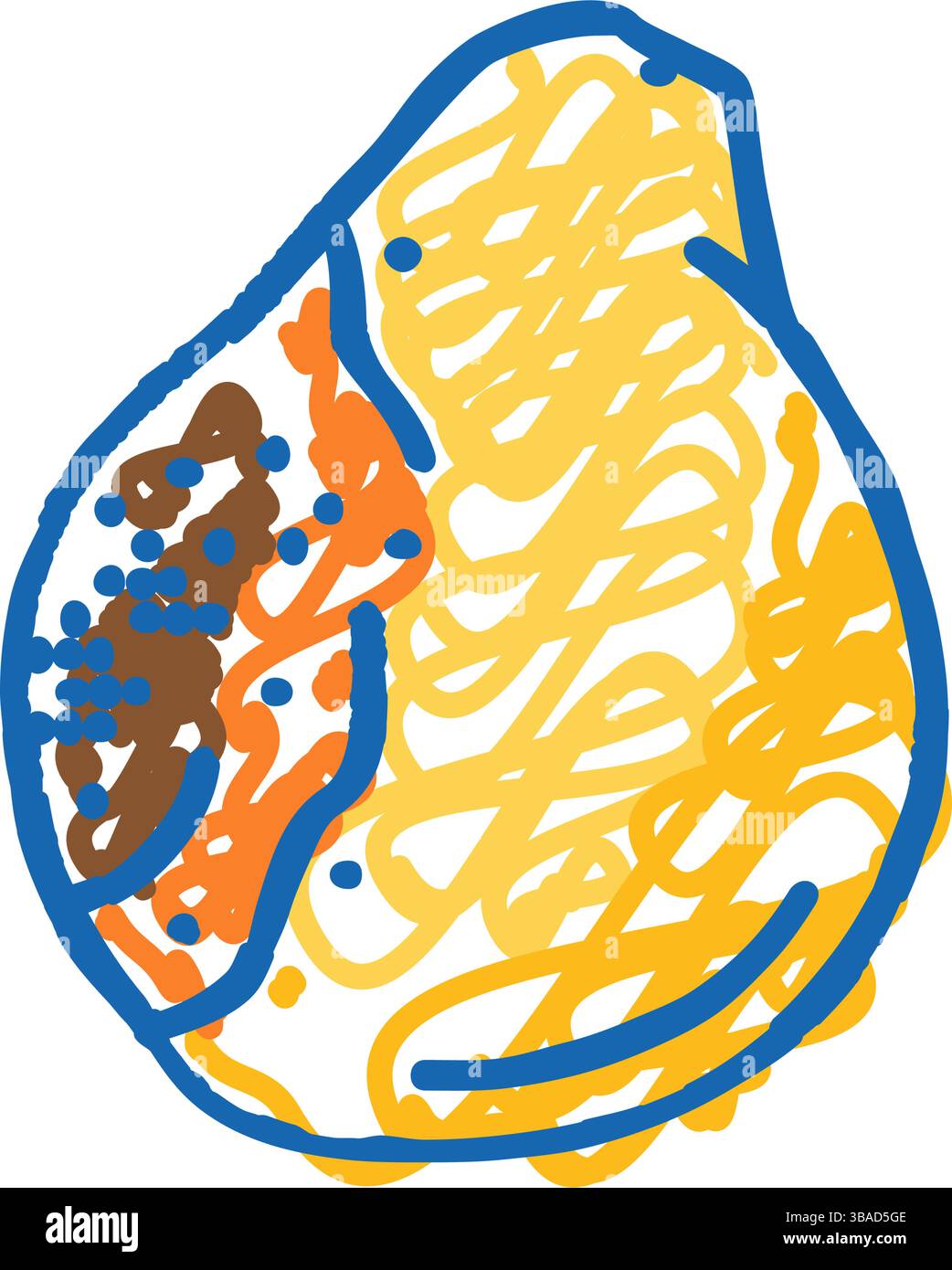pear rotten food icon doodle illustration Stock Vector Image & Art - Alamy