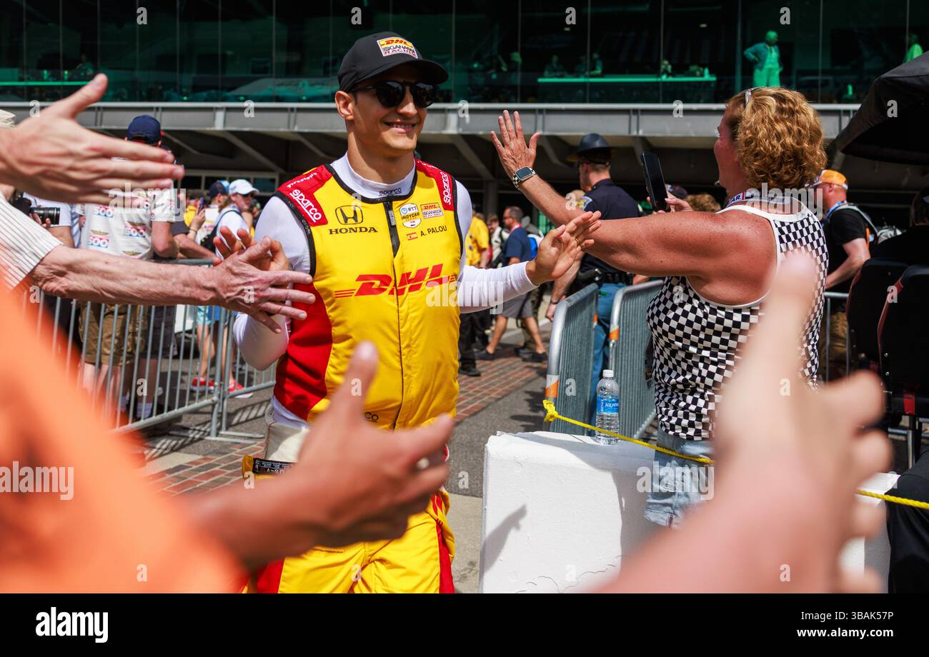 Indianapolis, United States. 10th May, 2025. Alex Palou, driver of the ...