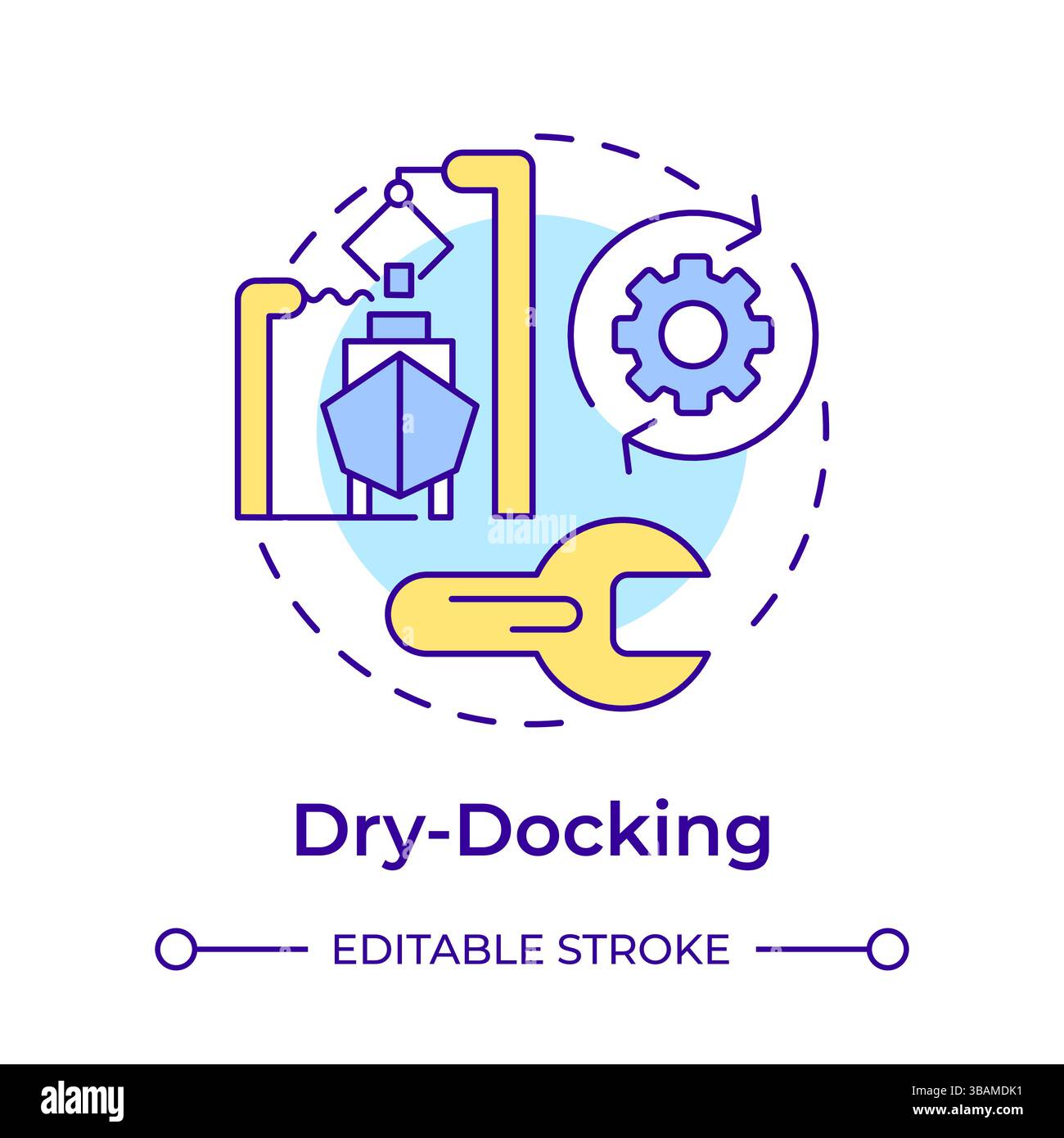 Docking complex Stock Vector Images - Alamy