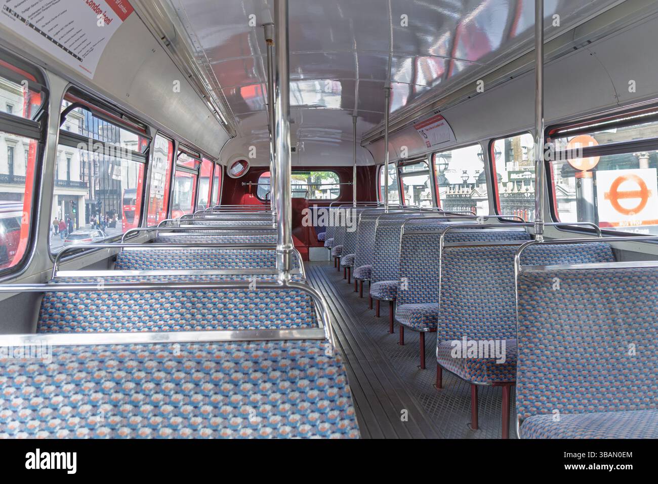 Double Decker Bus Interior Hi res Stock Photography And Images Alamy