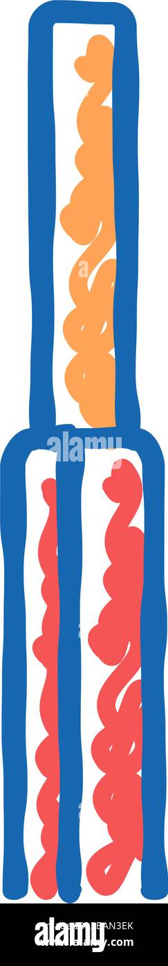 single strand wire doodle icon sketch vector. single strand wire sign ...