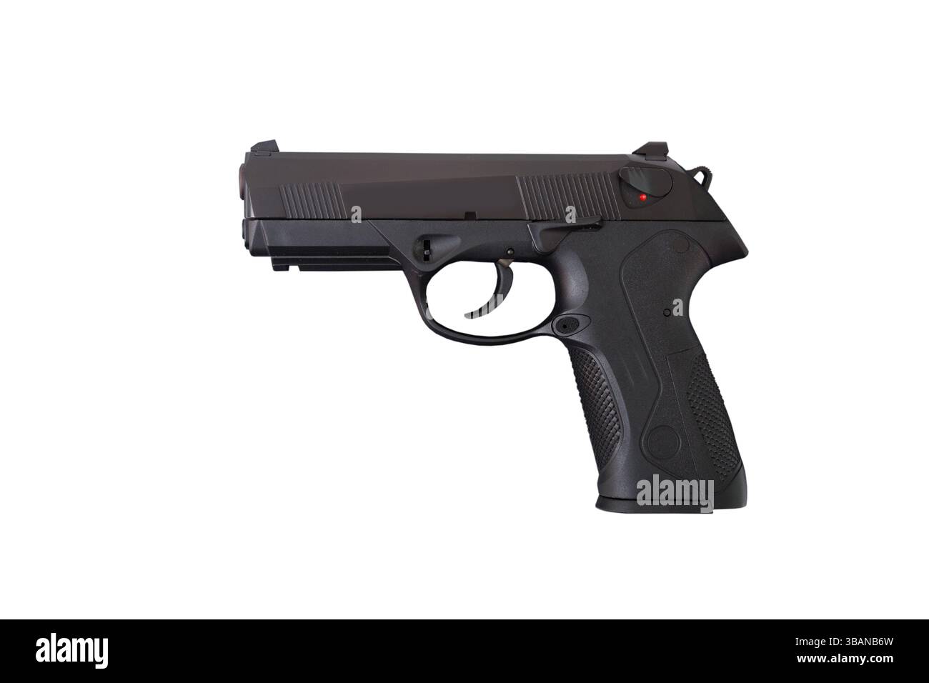 Semi automatic pistol model isolated on white background Stock Photo ...