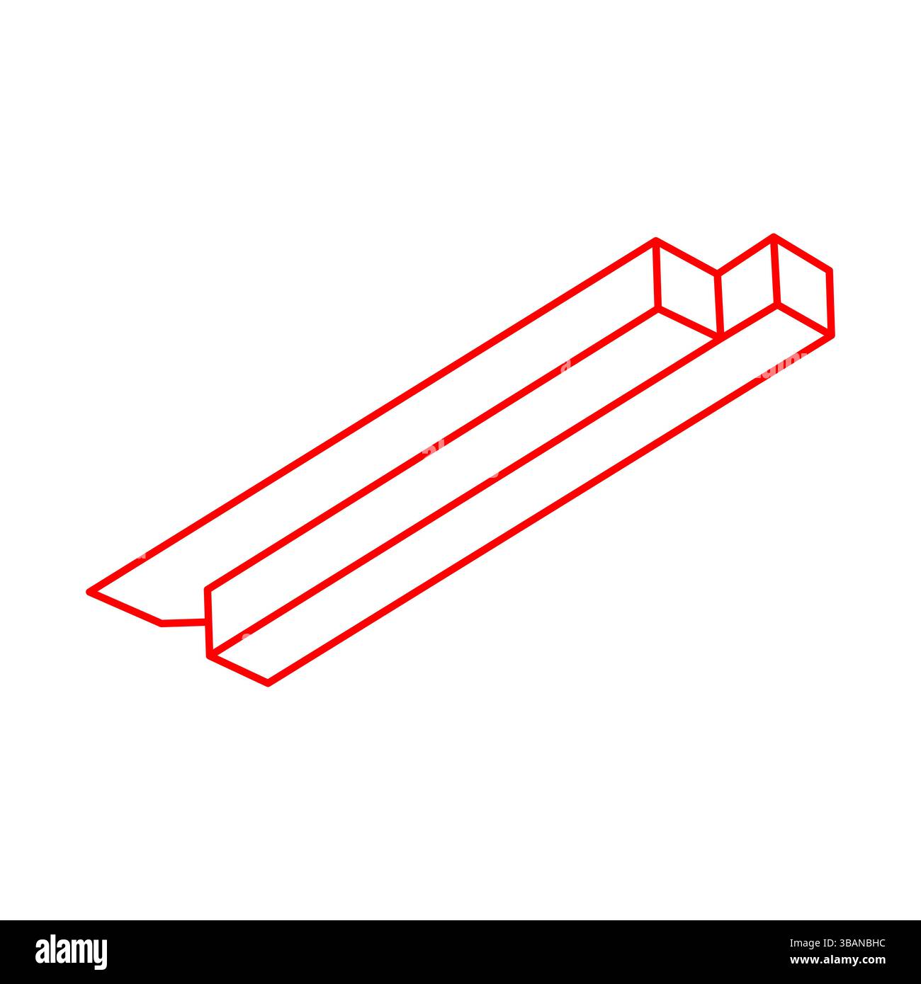 Impossible shapes. Web design element. Optical illusion objects. Line design. Logo. Geometric figures.  Stock Vector