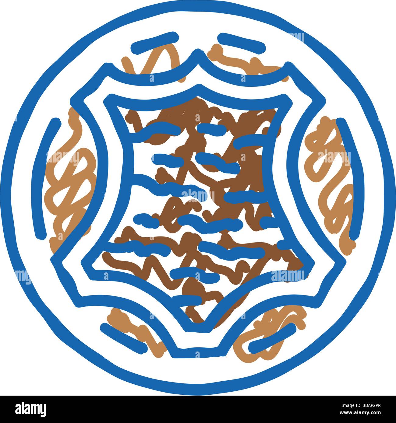 leather fabric textile icon doodle illustration Stock Vector Image ...