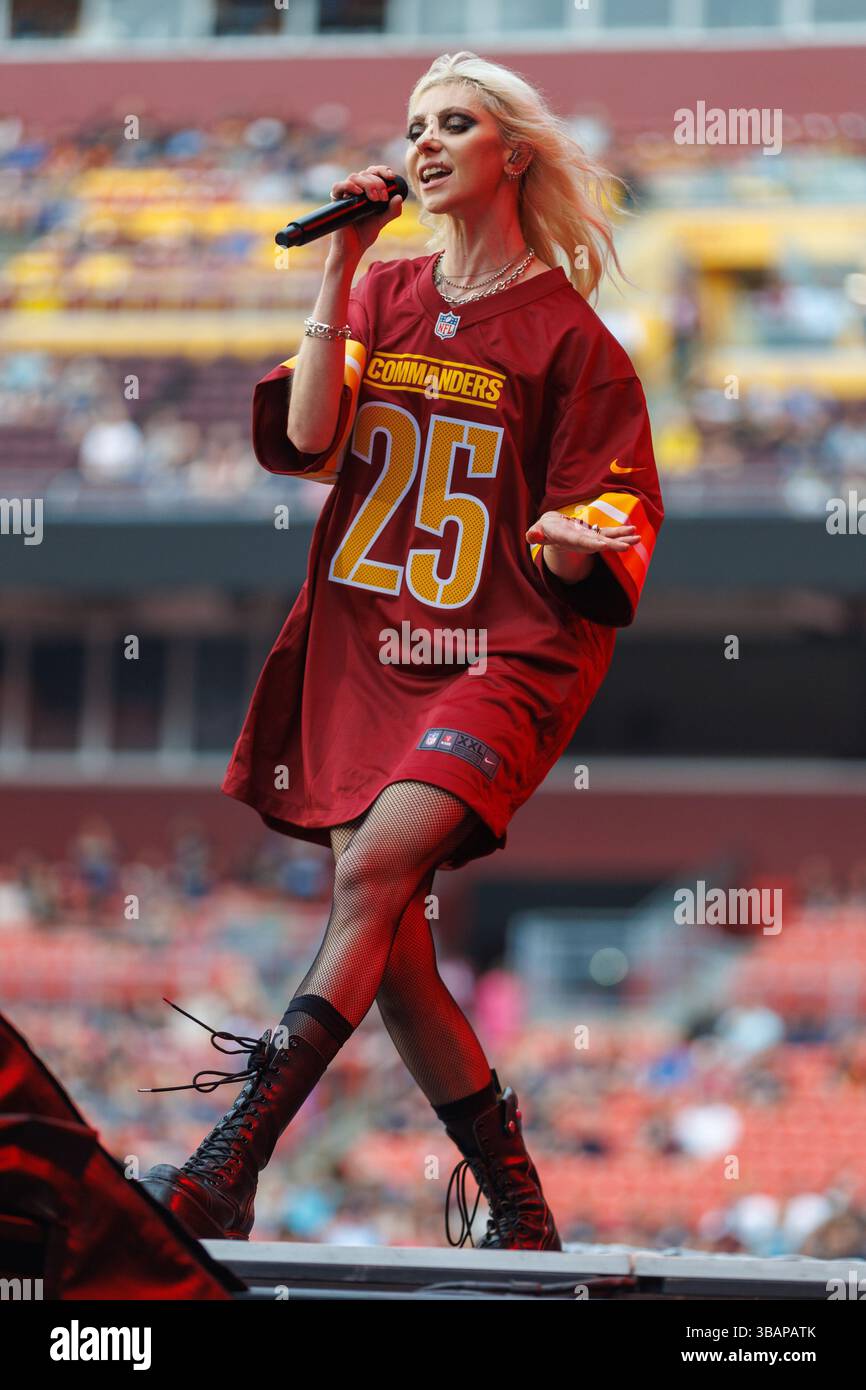 Landover, USA. 12th May, 2025. Taylor Momsen of The Pretty Reckless ...
