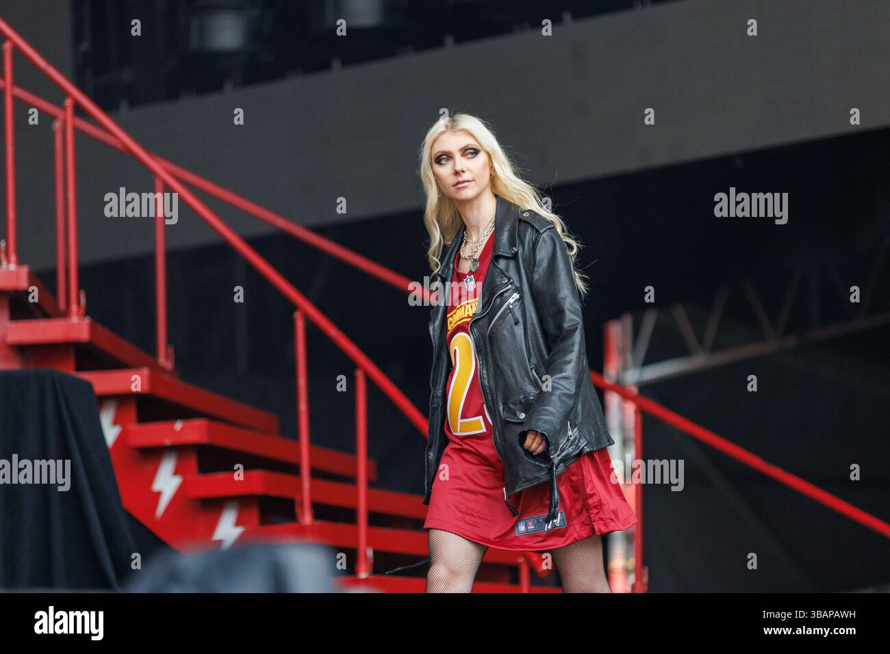 Landover, USA. 12th May, 2025. Taylor Momsen of The Pretty Reckless ...