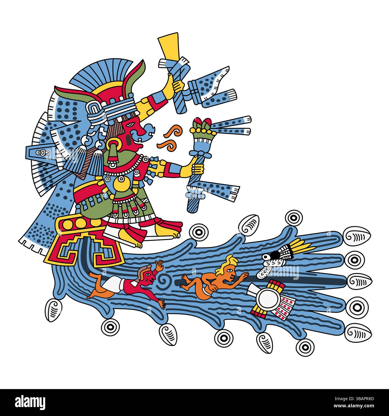 Aztec goddess hi-res stock photography and images - Alamy, image size:1300x1390