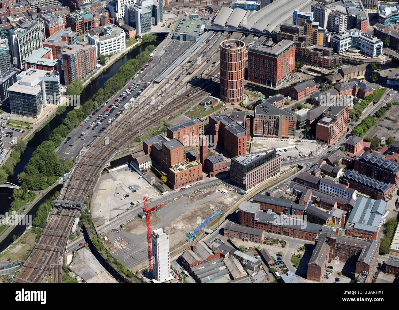 aerial view of the Globe Road new developments in Leeds Stock Photo - Alamy