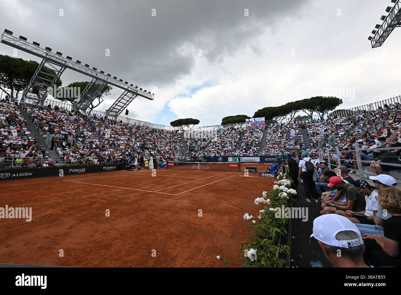 Foro Italico, Rome, Italy - A view of the Grandstand court during the ...