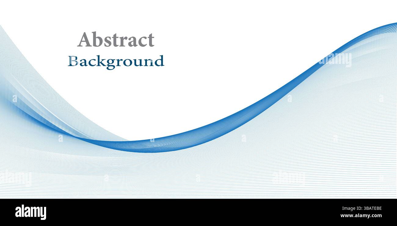 White and Blue Abstract Background with Soft Wave Stock Vector Image ...