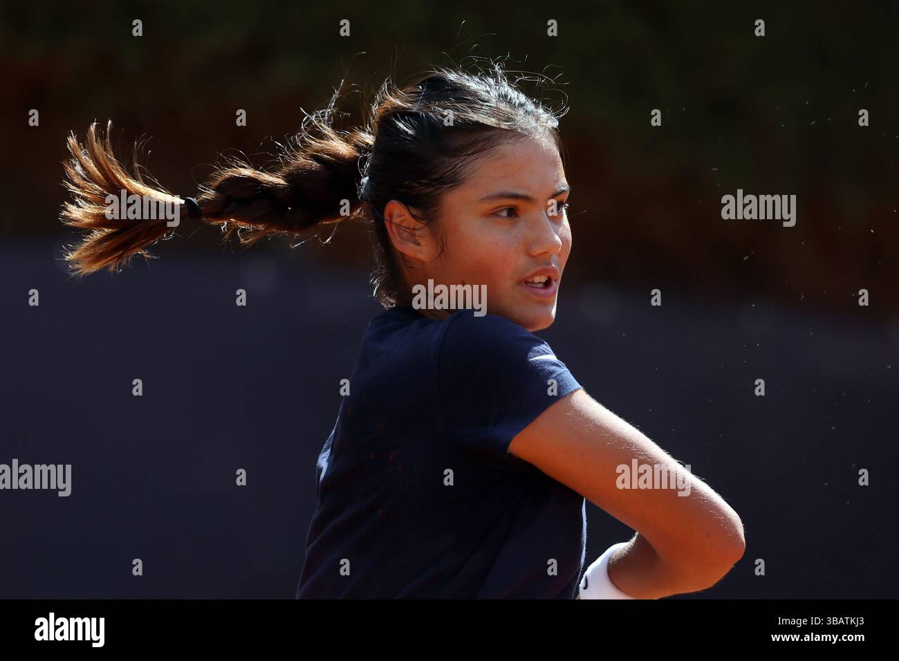 Raducanu Ranking Emma Raducanu ranking 49 seen in action during the training session for ...