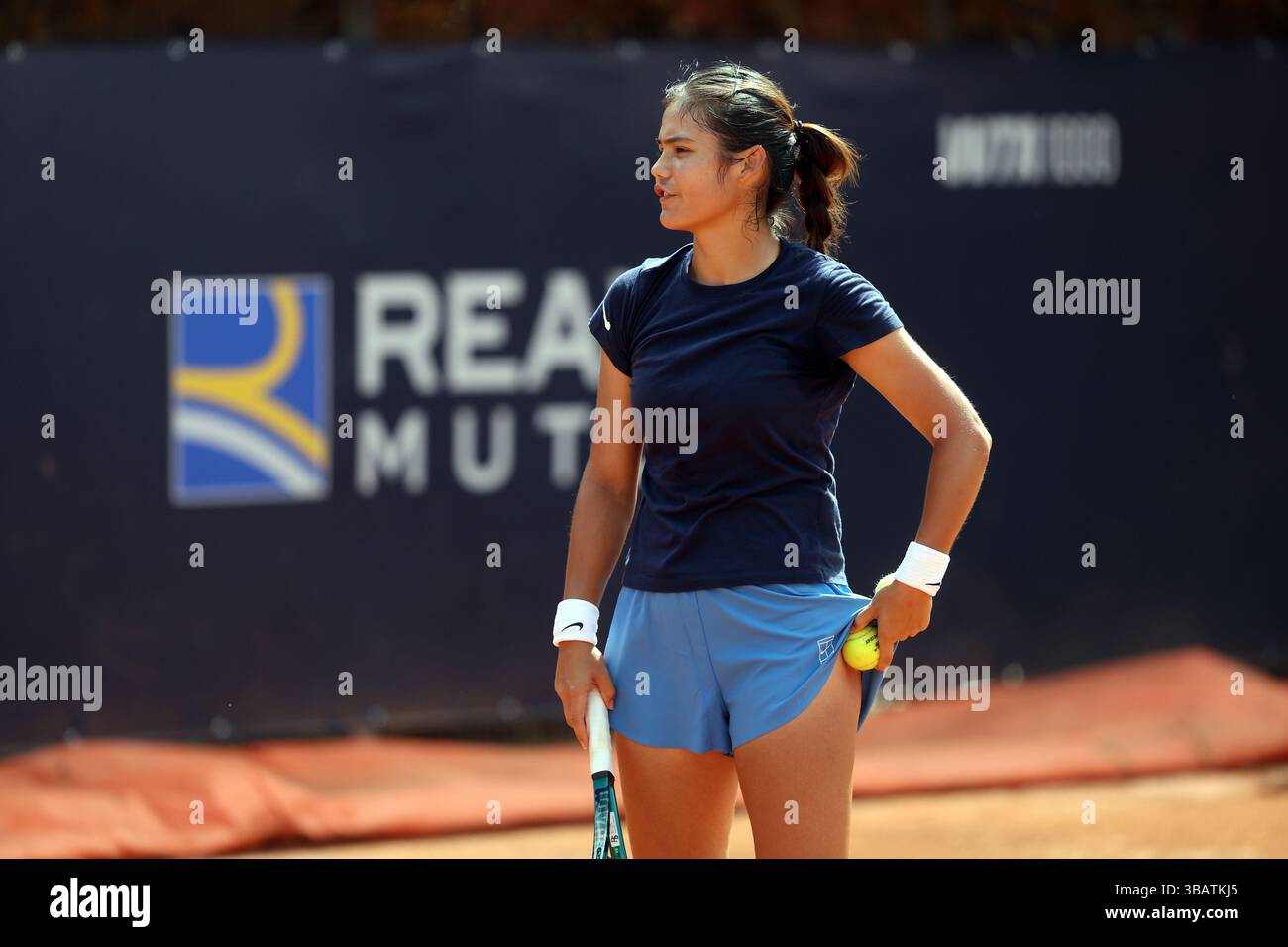 Raducanu Ranking Emma Raducanu ranking 49 seen in action during the training session for ...