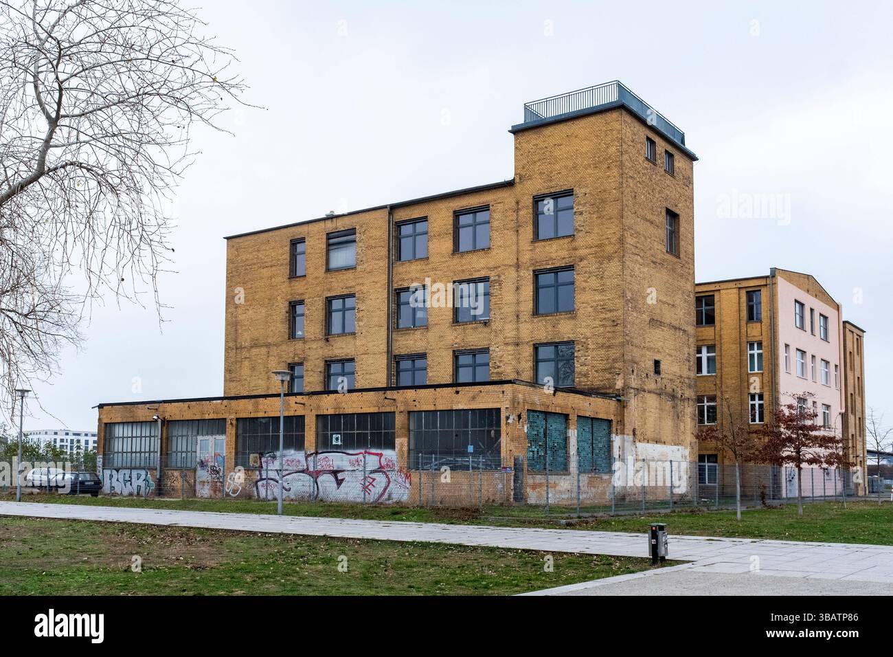 Abandoned Industrial Factory on Spree Berlin, Germany. Abandoned ...