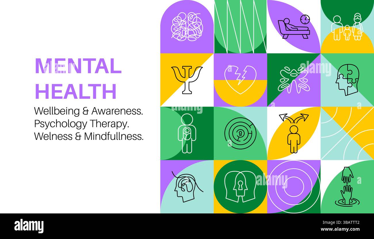 Mental health awareness square hi-res stock photography and images - Alamy