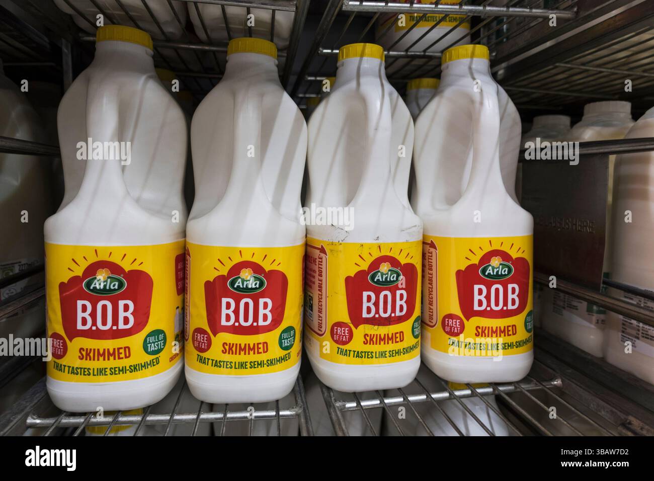 BOB skimmed milk by Arla, a Danish-Swedish company, which has been ...