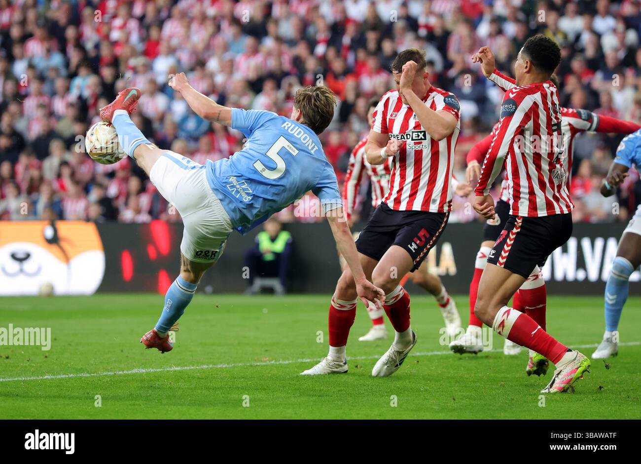 Absolute Rudoni Coventry City's Jack Rudoni misses an attempt at goal during the Sky ...