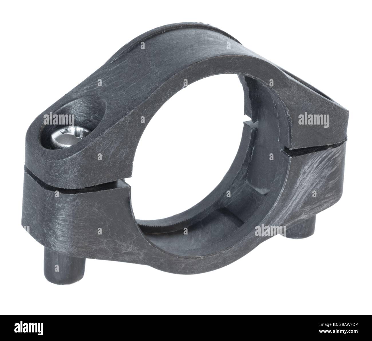 Hanger for securing pipe or conduit at a building that is isolated on a ...