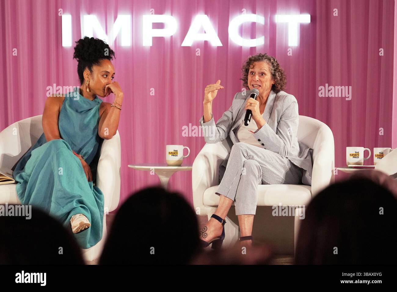 Abigail Disney speaks during The Elevate Prize Foundation's Make Good ...