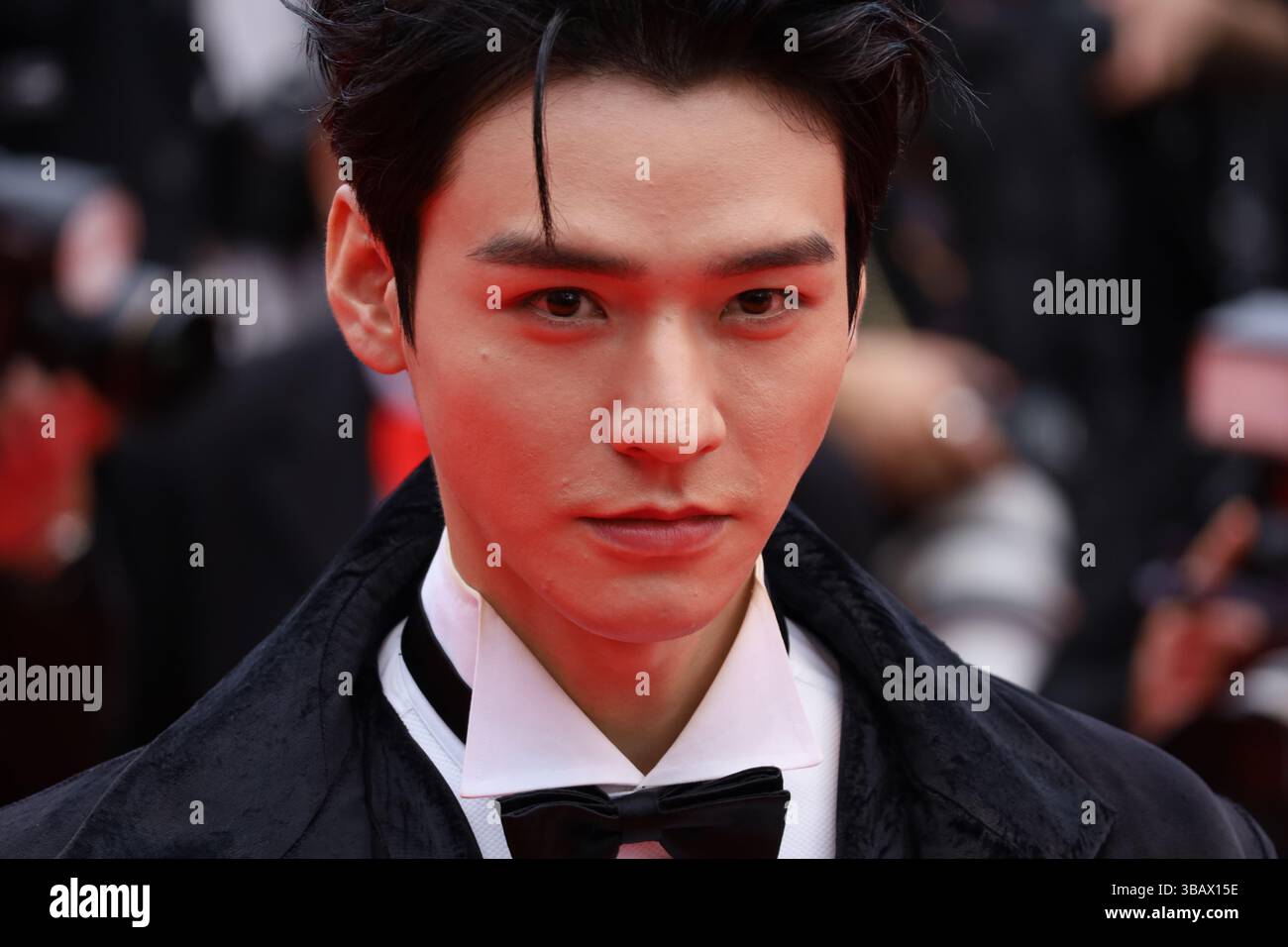 Cannes, France, 13th May, 2025. Gong Jun arriving on the red carpet for ...