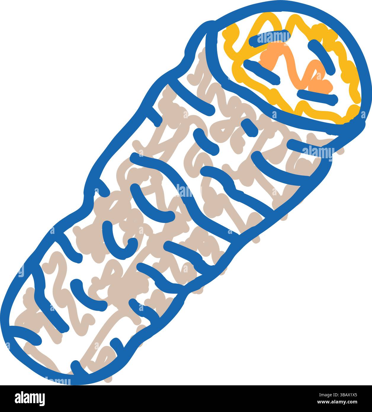 turmeric food herb icon doodle illustration Stock Vector Image & Art ...