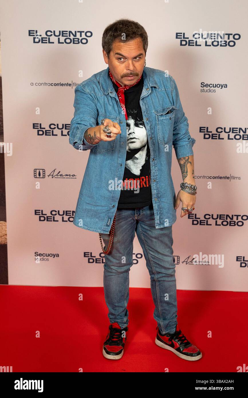 Jimmy Barnatan attends to 'El cuento del lobo' Premiere at Cines Verdi ...