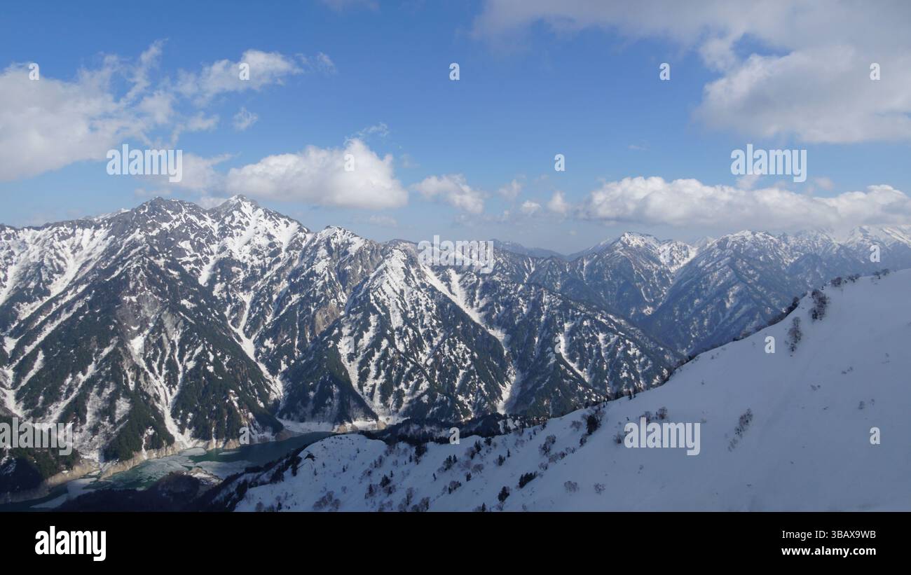 Tateyama Kurobe Alpine Route: A Journey Through Japan's Mountain Wonderland Stock Photo