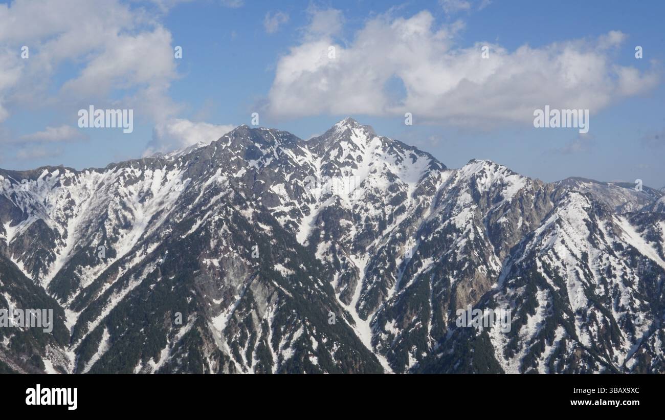 Tateyama Kurobe Alpine Route: A Journey Through Japan's Mountain Wonderland Stock Photo