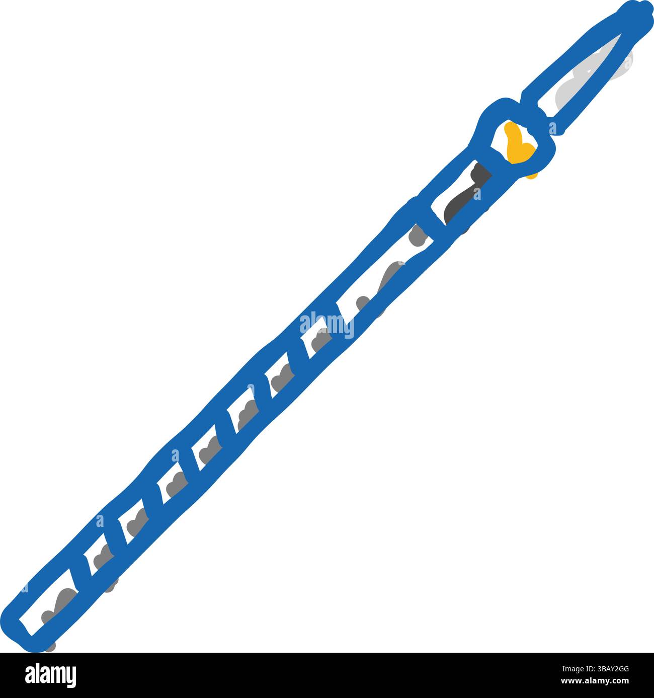 spear weapon military icon doodle illustration Stock Vector Image & Art ...