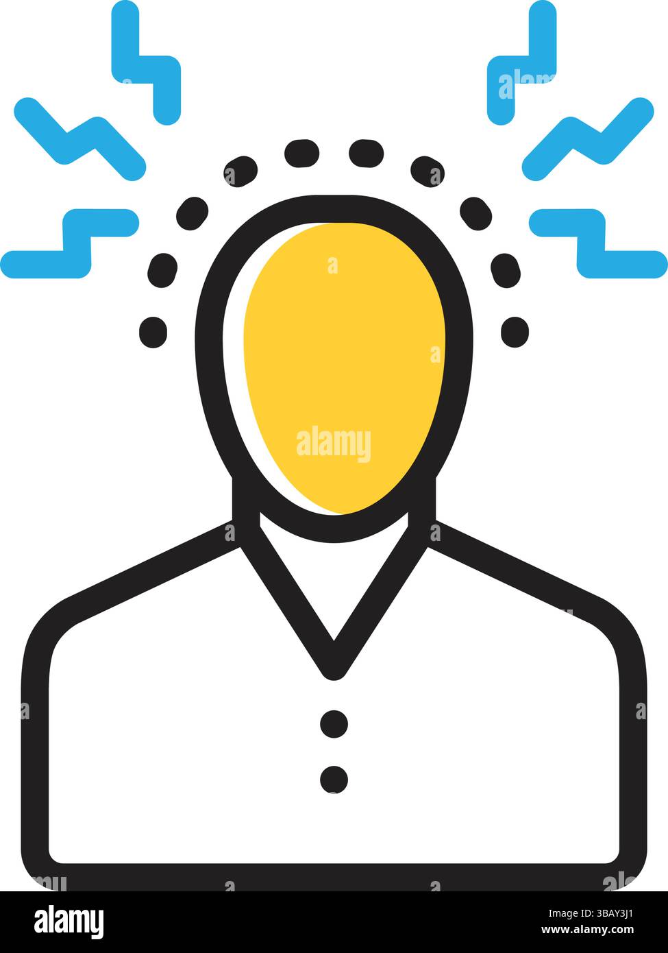 Icon for psychological,head Stock Vector