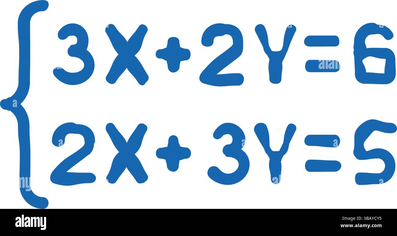 equation math science education icon doodle illustration Stock Vector ...