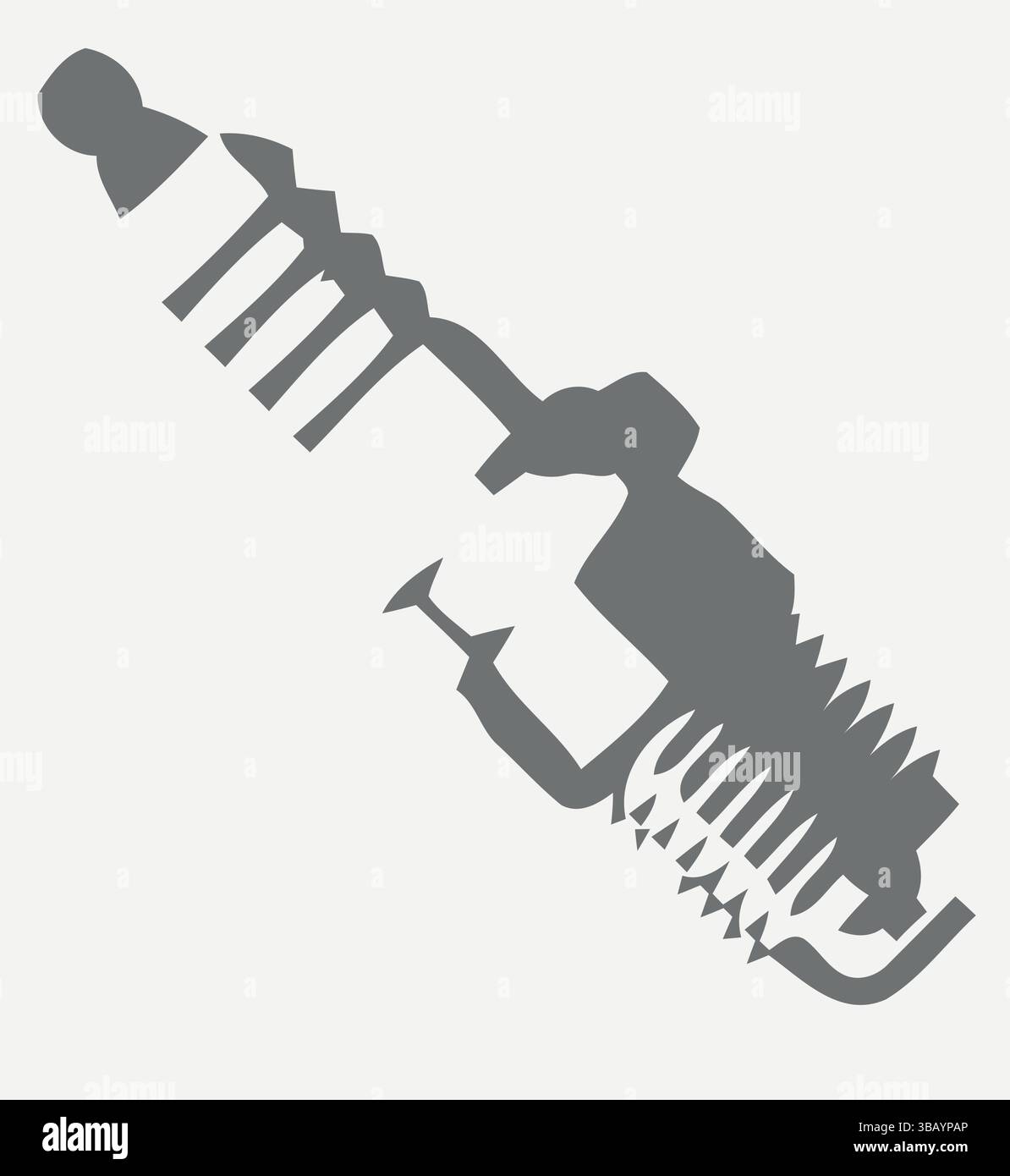 Precision Spark Plug Stock Vector