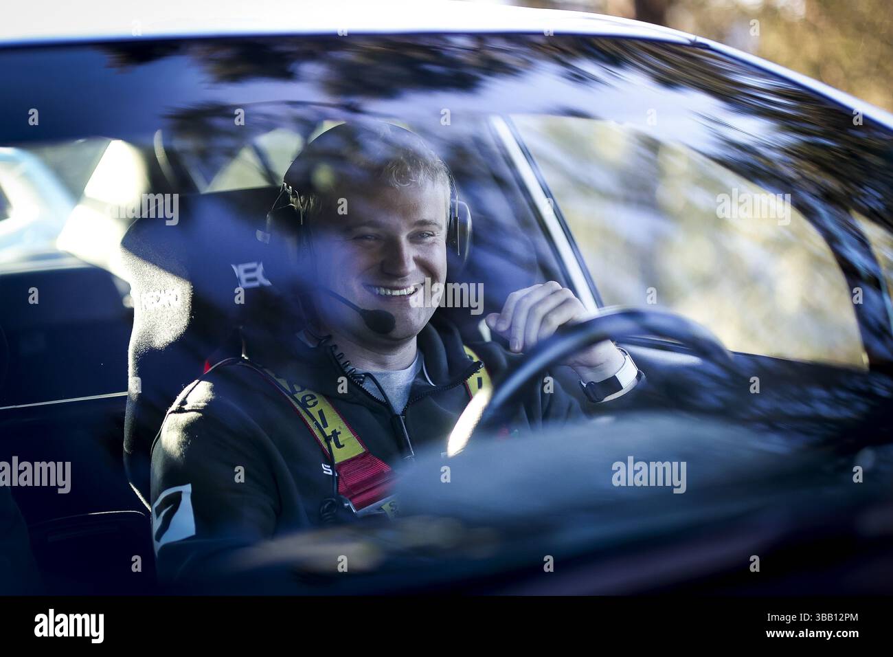 GREENSMITH Gus, Skoda Fabia RS Rally2, portrait RECCE ambiance stage ...