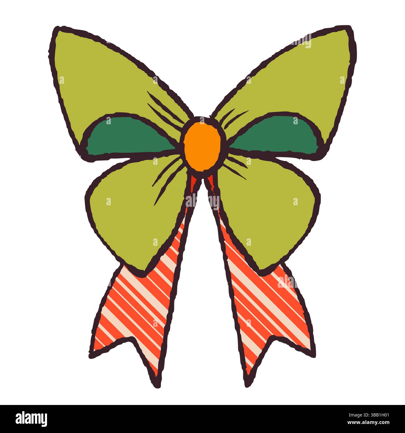 Girl red ribbon in Stock Vector Images - Alamy