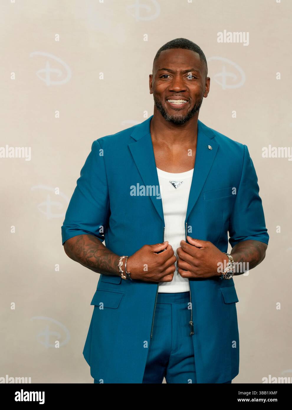 Ryan Clark attends the 2025 Disney Upfront, held at the Jacob Javitz ...