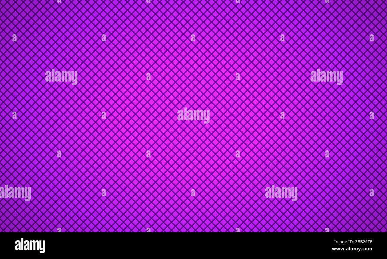Vector abstract purple diagonal square grid background Stock Vector